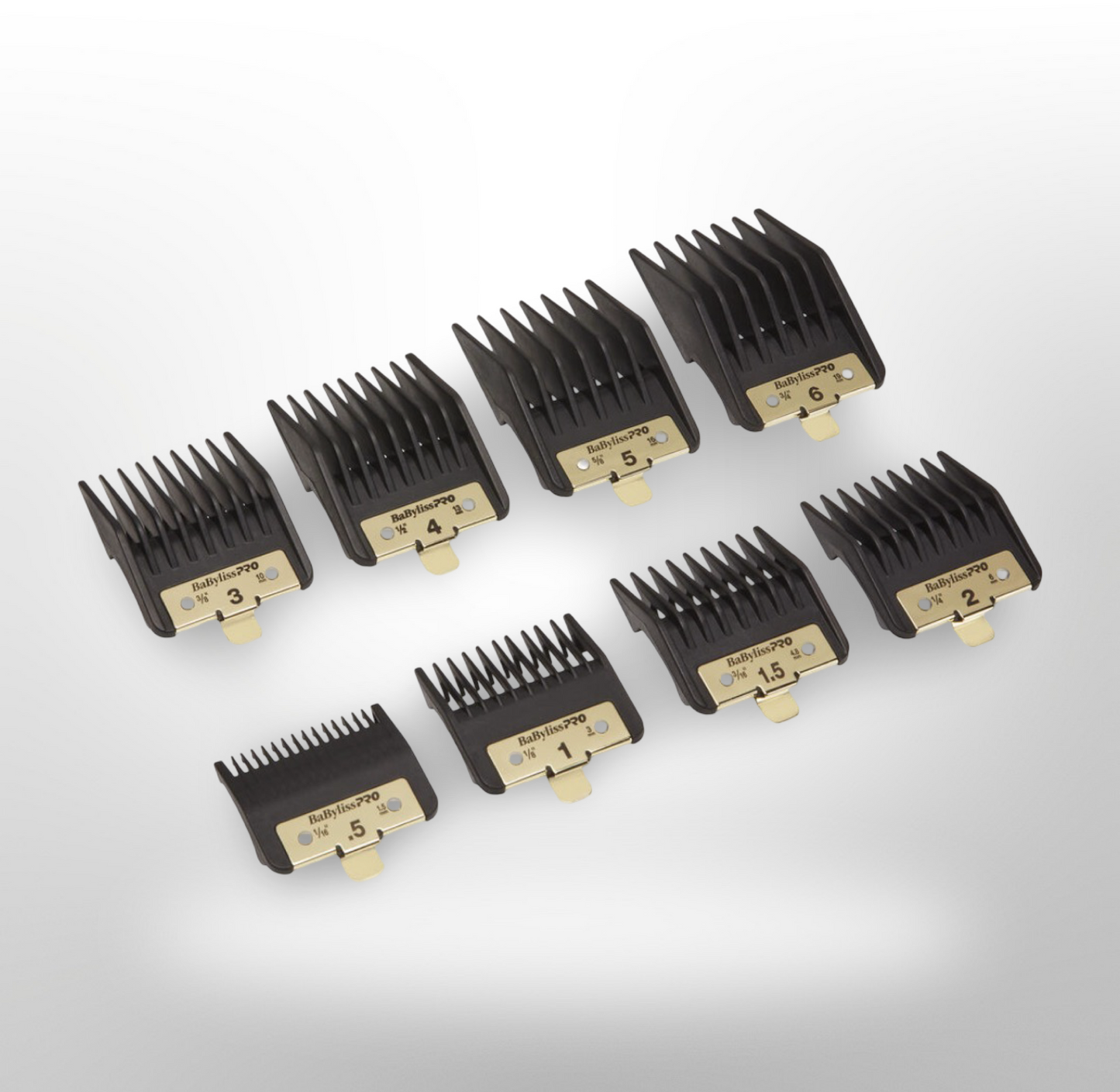 BaBylissPRO Premium Clipper Guards 8pc