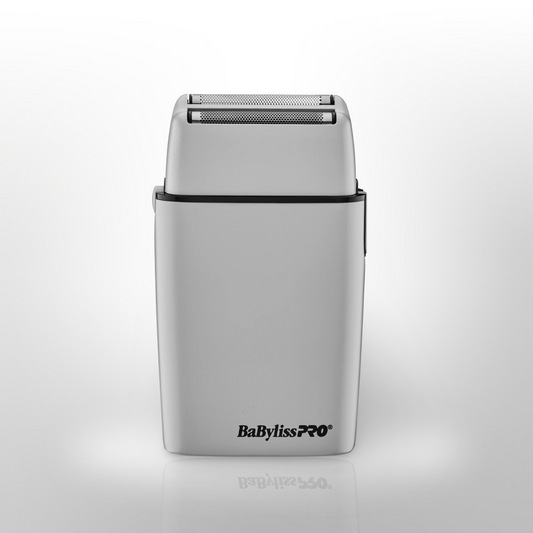 BABYLISSPRO FOILFX02 LIMITED EDITION ALL-METAL DOUBLE-FOIL SHAVER (GREY)