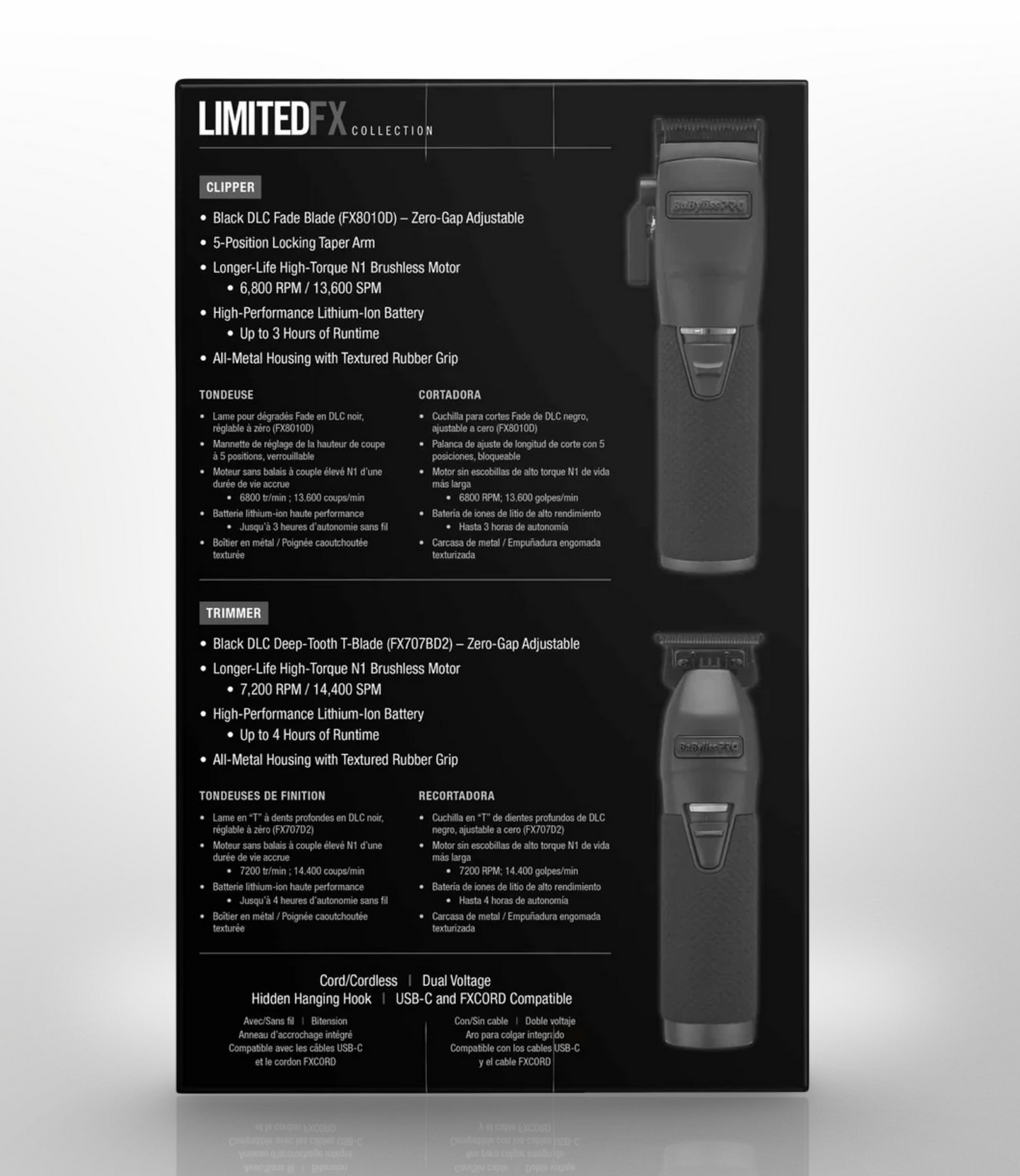 BaByliss LimitedFX Clipper & Trimmer Combo