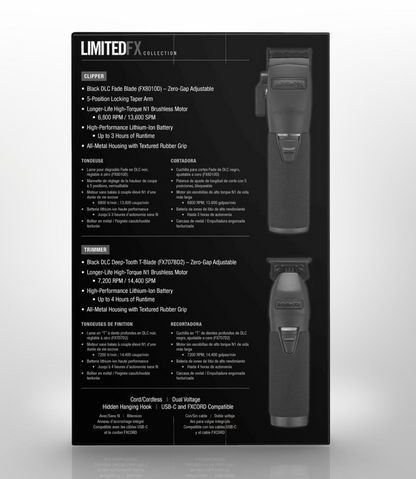BaByliss LimitedFX Clipper & Trimmer Combo